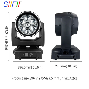 Projecteur mobile DJ Disco 7x60W RGBW Bee Eye Wash Beam autoportant pour bars, églises, événements, éclairage de scène - Product Image 2