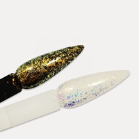 Paillettes artistiques irrégulières licorne, paillettes transparentes effet aurore caméléon pour nail art et fard à paupières