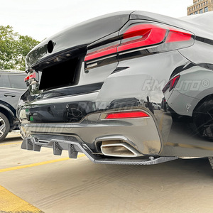 For BMW 5 Series G30 LCI M Sport Rear Bumper <b>Diffuser</b> Lip for BMW 5 Series G30 LCI M Sport 2021-2023 <b>Car</b> Accessories - Product Image 5