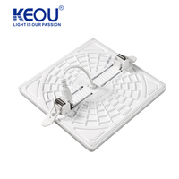 Plafonnier encastré carré KEOU de 6 pouces, 24W