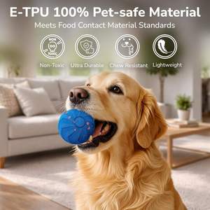 Jouet pour animaux de compagnie automatique, mobile, rotatif, en E-TPU, imperméable, intelligent et interactif, balles pour chiens de taille moyenne et grande - Product Image 3