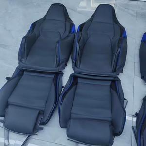 Coprisedili Anteriori su Misura in Pelle Scamosciata Mista per 5 Posti, per Volkswagen Golf, <span class=keywords><strong>VW</strong></span> Golf, Caddy, Passat B8, <span class=keywords><strong>Transporter</strong></span> T5, Polo <span class=keywords><strong>T4</strong></span> - Product Image 3