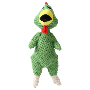 Ananas coloré en peluche hurlant poulet Super doux nouveau son en peluche jouet <span class=keywords><strong>pour</strong></span> animaux de compagnie <span class=keywords><strong>pour</strong></span> le soulagement du Stress unisexe PP coton rempli fêtes - Product Image 5