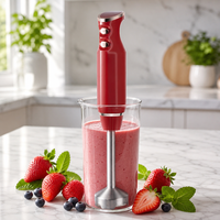 Homedaily Mixeur Plongeant 2-en-1 en Acier Inoxydable, Robot Culinaire Portable pour Smoothies et Sauces