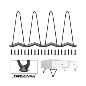 Venta al por mayor de patas de mesa de metal resistentes decoración moderna muebles oficina escritorio comedor horquilla patas de mesa