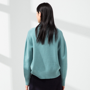 Nuovo Maglione a Collo Alto Invernale 2026 in 100% <span class=keywords><strong>Lana</strong></span> Merino Superfine per Donna - Product Image 4