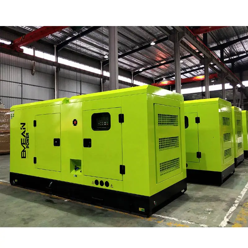 สีเขียว100kva พลังงานสูงไฟฟ้ากันเสียง80กิโลวัตต์100 Kva ชุดเครื่องกำเนิดไฟฟ้าดีเซล220/380โวลต์ราคา