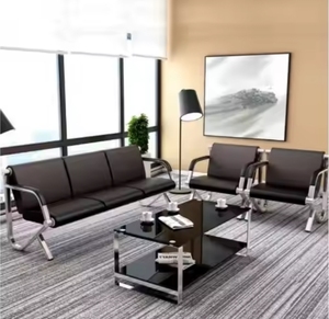 Sofá de espera para salón de belleza, sillón largo, sofá multiplaza, precio de fábrica al por mayor - Product Image 1