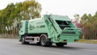 Tracteur à bas prix manuel nouveau camion compacteur à ordures électrique