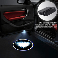 Projecteur de logo de bienvenue pour voiture, sans fil, piles AA, projecteur LED pour porte de voiture, accessoires de voiture