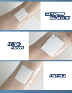 Xiaokang Source Factory Shandong Plus Cotton Core <span class=keywords><strong>Dressing</strong></span> Paste Pu Film Waterproof Self-adhesive Fixed Acupoint Non-woven CE - Product Image 5