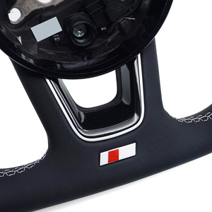 Volante de Fibra de Carbono Forjado para Audi <span class=keywords><strong>A1</strong></span> A3 A4 A5 A6 A7 C6 C7 S3 S4 S5 S7 Q3 Q5 Q7 SQ5 RS RS3 RS5 RS6 B8 B9 8P 8V R8 TT - Product Image 4