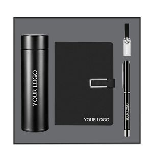 Juego de Regalo Promocional Empresarial de Lujo 2026, con Logotipo Personalizado, Termo de Acero Inoxidable, Cuaderno y Bolígrafo, Exquisito para Oficina - Product Image 2