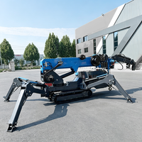 Grue araignée mobile pour travaux intérieurs et extérieurs, grue araignée de construction avec ventouse pour verre et flèche télescopique – Prix
