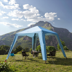 Shan <span class=keywords><strong>Yuo</strong></span> 2025 Nueva Tienda de Campaña Inflable con Techo de Bambú, Toldo para Exteriores, Protección Solar, Gazebo, Equipo de Campamento Gratuito - Product Image 2