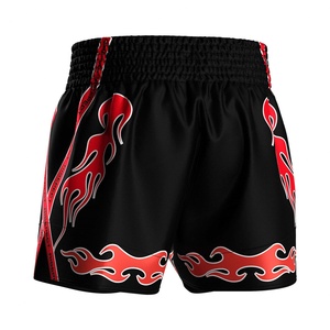 กางเกงมวยไทยแห้งเร็วสำหรับผู้ชาย ลายเทมเพลต  ลดราคาพิเศษ - Product Image 4