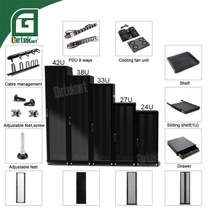 Gabinete de <span class=keywords><strong>Rack</strong></span> para Servidor de Red, Gabinete de Distribución para Centro de Datos <span class=keywords><strong>Vertiv</strong></span> de 19 Pulgadas, 42U, 800x1000, Precio de Fábrica GETEKnet OEM ODM - Product Image 5