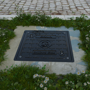 FRP scarico 350 mm EN124 B125 SMC tombino materiale fognario - Product Image 6