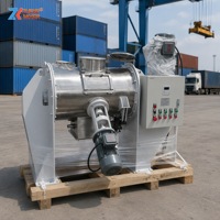 Mélangeur à socs en acier inoxydable pour poudres sèches avec hachoir haute vitesse pour l'industrie du mortier et du gypse