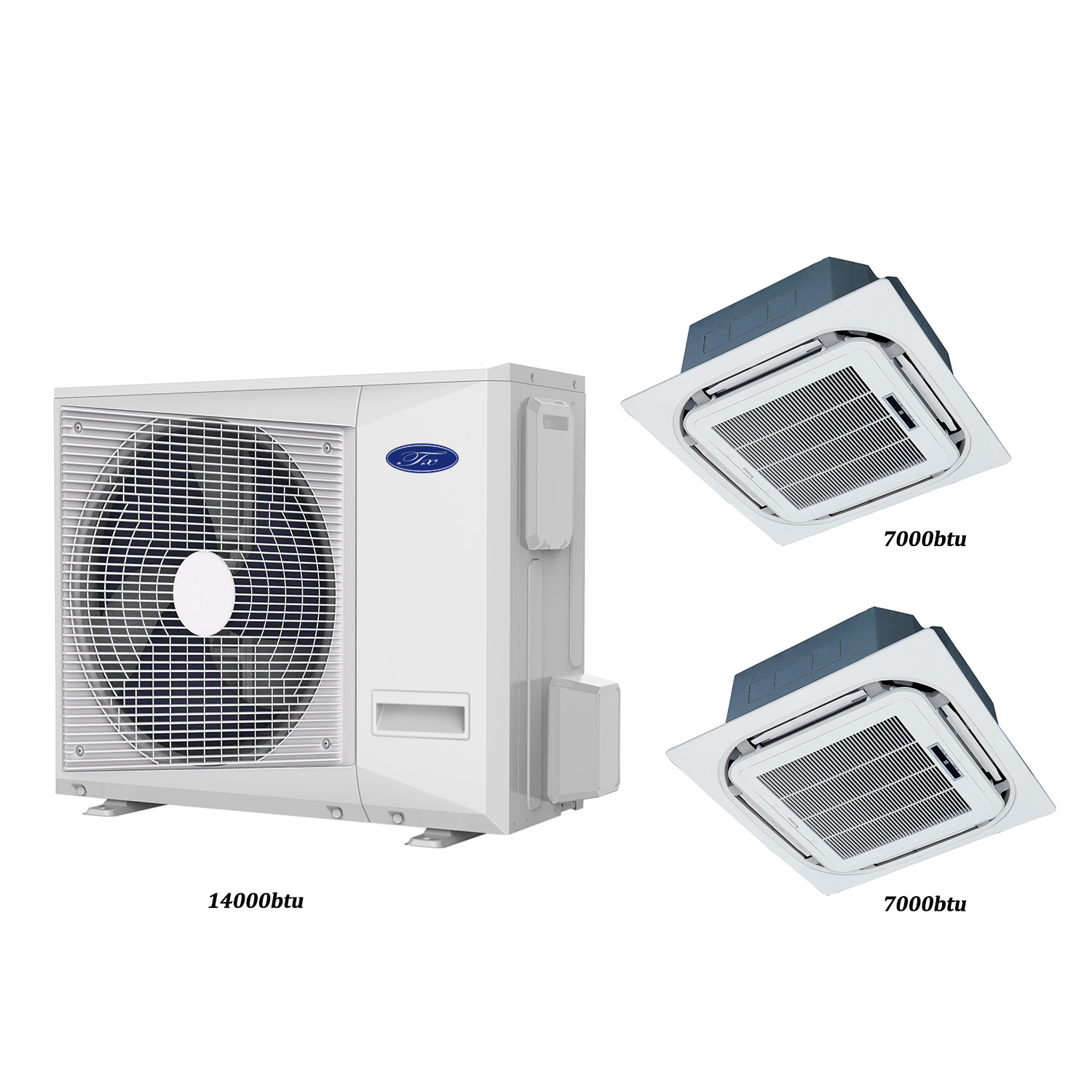1 Unidades 2-14000btu