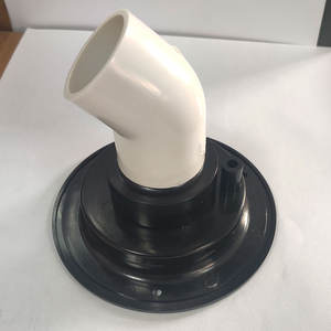 HEYRV Entrada de agua redonda negra de alta calidad con cerradura Accesorio de escotilla exterior de plástico para caravana RV Camper Motorhome - Product Image 5