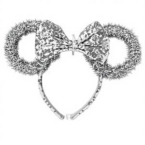 Venta al por Mayor de 150 Piezas de Diademas con Lazo de Lentejuelas y Orejas de Minnie Mouse, Ajustables, con Aspecto Metálico, para Mujeres, Estilo Fiesta, ACCESORIOS FEMININOS - Product Image 1