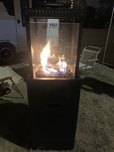 Estufa de fogatas de jardín portátil de diseño moderno para exteriores, patio de <span class=keywords><strong>Gas</strong></span> infrarrojo de llama Real de alta calidad, venta directa de fábrica - Product Image 2