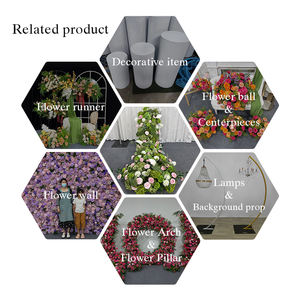 Arreglos Florales Artificiales Realistas de Seda - Decoraciones para Fondos de Boda, Colores Personalizables, Larga Duración - Product Image 5