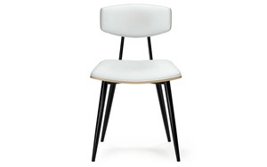 Chaise de salle à manger d'intérieur moderne du milieu du siècle Design simple avec couverture en <span class=keywords><strong>bois</strong></span> naturel et cuir pour la maison et l'intérieur - Product Image 4