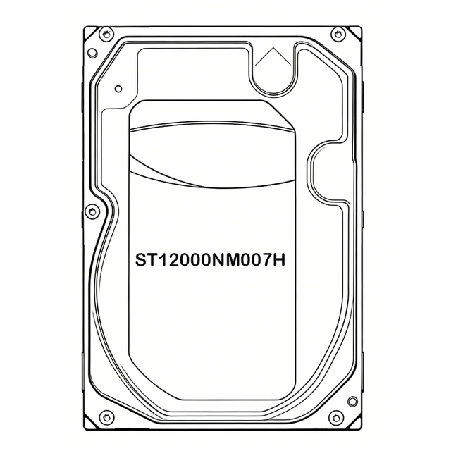 X24 12TB Internal SATA 3.0 Enterprise Hard Drive ST12000NM007H 3-Year Warranty 7200 RPM 201-300MB/s Read Speed 256MB Cache 3.5"