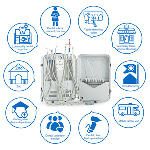 Unidad Dental Portátil HR-DP13, Precio de Fábrica, Más Vendida, para Uso Móvil por Dentistas en Clínicas, Consultorios y Salones de Belleza - Product Image 3