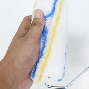 Les rouleaux de 4 et 6 pouces sont utilisés pour brosser la peinture à noyau, la peinture au latex et la peinture à noyau de revêtement. le <span class=keywords><strong>peintre</strong></span> peut brosser court - Product Image 4