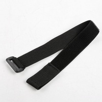 Sangle élastique double face résistante à la chaleur et écologique avec boucle auto-agrippante noire pour bras et pieds, prix usine OEM ODM, meilleures ventes 2026