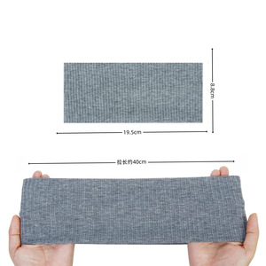 Bandeaux de sport élastiques en tissu doux pour femmes bandes de cheveux antidérapantes pour l'été et l'hiver entraînement Yoga course Sports quotidiens - Product Image 4