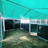Prix d'usine – Écurie temporaire/abri pour chevaux en acier galvanisé avec toit
