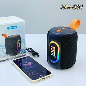 Nuevo Producto HM-831 Mini Altavoz Bluetooth Portátil IPX4 Impermeable con Diseño de Cordón y Asa Integrada para Camping, Senderismo/Viajes - Product Image 4