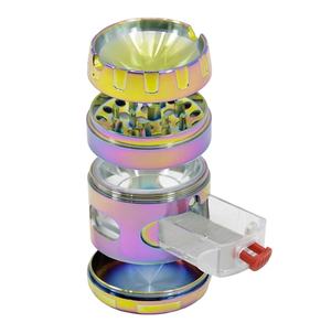 New Hot Sale 63mm High Quality Magnetic Simple Zinc Alloy Dry <b>Herb</b> <b>Grinder</b> with Drawer - Product Image 1