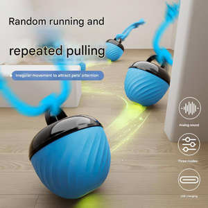 Juguete para Mascotas con Función de Autoentretenimiento, Pelota Saltarina para Perros, Juguete Eléctrico Recargable con Limpieza Dental - Product Image 3