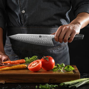 Yeni Sharp şef bıçağı 145 katmanlar <span class=keywords><strong>M390</strong></span> şam tozu çelik karbon Fiber reçine kolu mutfak bıçakları - Product Image 5