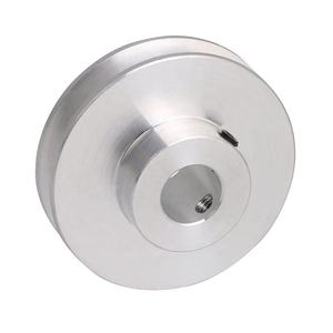 Kustom paduan aluminium Puli U V H alur tipe idler pulley dengan bantalan untuk sabuk bulat - Product Image 2