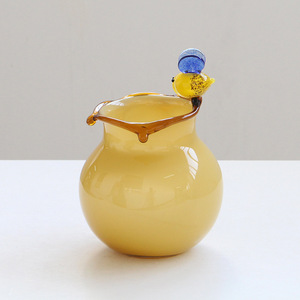 Vaso Decorativo in Vetro Stile Francese Minimalista con Ape Gialla per Composizioni Floreali da Tavolo Idroponiche - Stile Nordico - Product Image 2