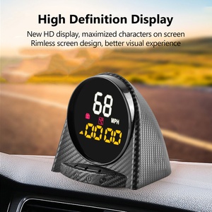 AUTOOL X70 Affichage tête haute GPS pour voiture, système numérique LED d'altitude et d'heure, alarme de survitesse KMH PMH <span class=keywords><strong>HUD</strong></span> - Product Image 3