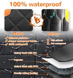 Hamaca resistente al agua para mascotas, cubierta antideslizante y resistente a los arañazos, suave, duradera, para asiento de coche, 100% - Product Image 4