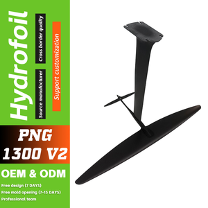 Aile hydrofoil en carbone renforcé Ultra High Mod V2 1300 pour vente en gros 2025, haute performance, pour débutants, avec pompe Dockstart, pour une navigation fluide - Product Image 1