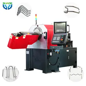 3D Cnc Steel Metal Shelf Hardware Wire Forming Bending Machine