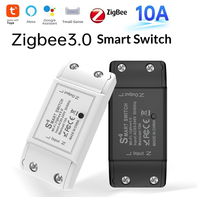 Tuya ZigBee Smart Switch Mobile App Voice Remote Control Timer Switch Scene Linkage AC90-250V ABS Material Hotel Home CE