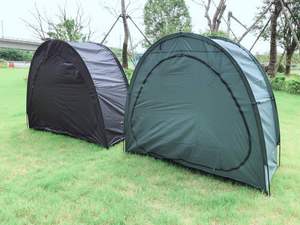 Abri de vélo portable d'extérieur en polyester monocouche, résistant à la pluie et à la poussière, directement de l'usine - Product Image 4