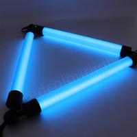Coque noire Artnet Adressable DMX 360 LED Pixel Tubes LED RGB Tube pour DJ Lighting