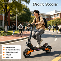 Nouvelle trottinette électrique 800W 48V, vitesse 40 km/h, trottinette électrique à 2 roues, étanche, pour adultes