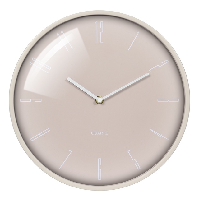 Factory Best Gifts Best Selling Convex Glass and PVC Dial and Wall Clock for Home Decoration